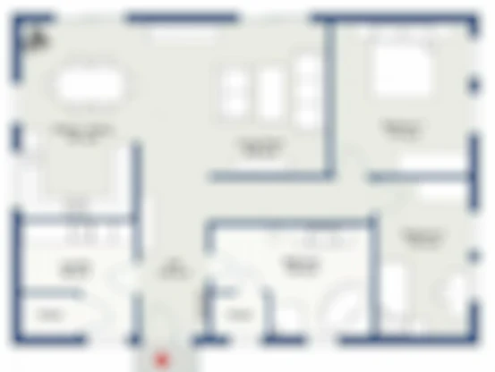 Madhav Blue Marina Kalyan 1 BHK Floor Layout